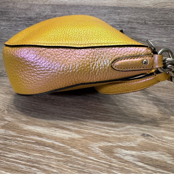 Coach Leather Iridescent Pearlescent Hologram Chelsea Crossbody Purse - Picture 9 of 16